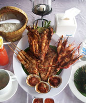 Gekko Tiram Cafe at Jimbaran Bay, Bali