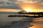 Sunset at Senggigi Beach