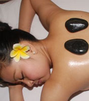 Warm Stone Massage, Bali Orchid Spa